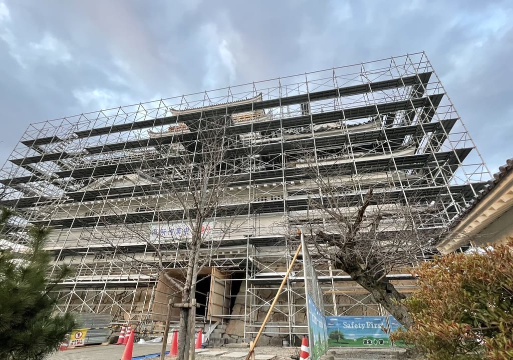 福山城耐震工事2