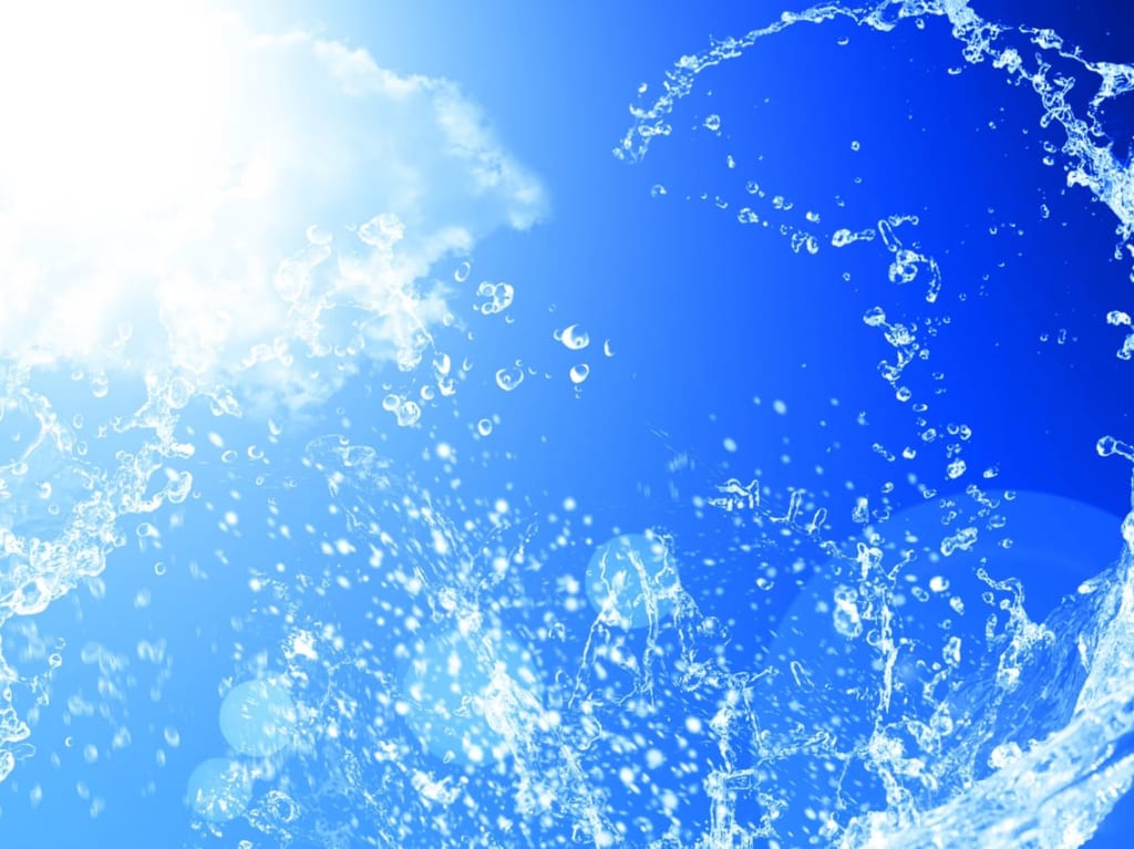 水しぶき
