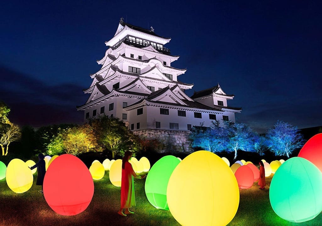 チームラボ 福山城 光の祭