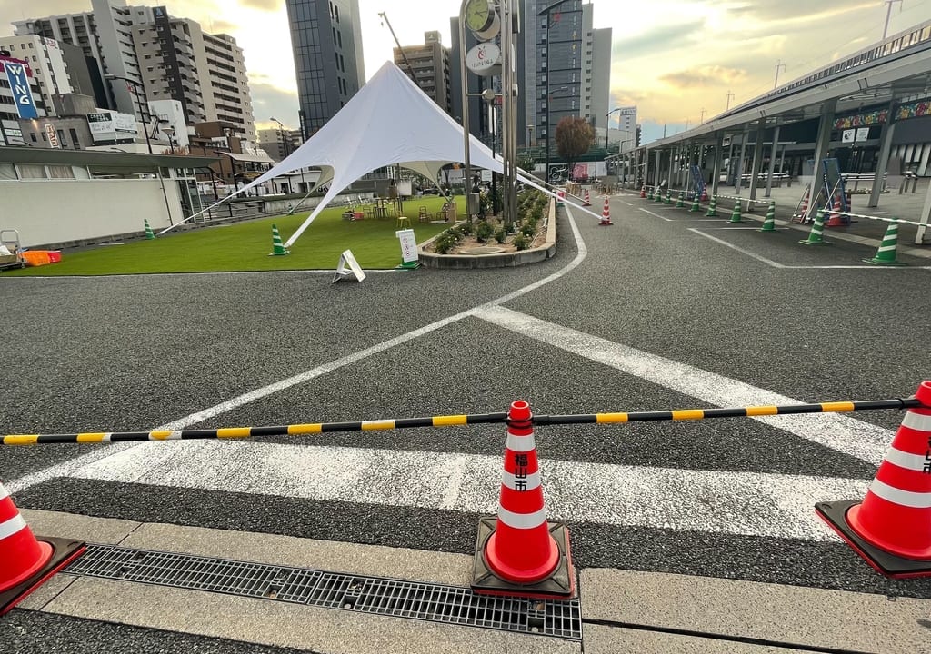 福山駅前実証実験