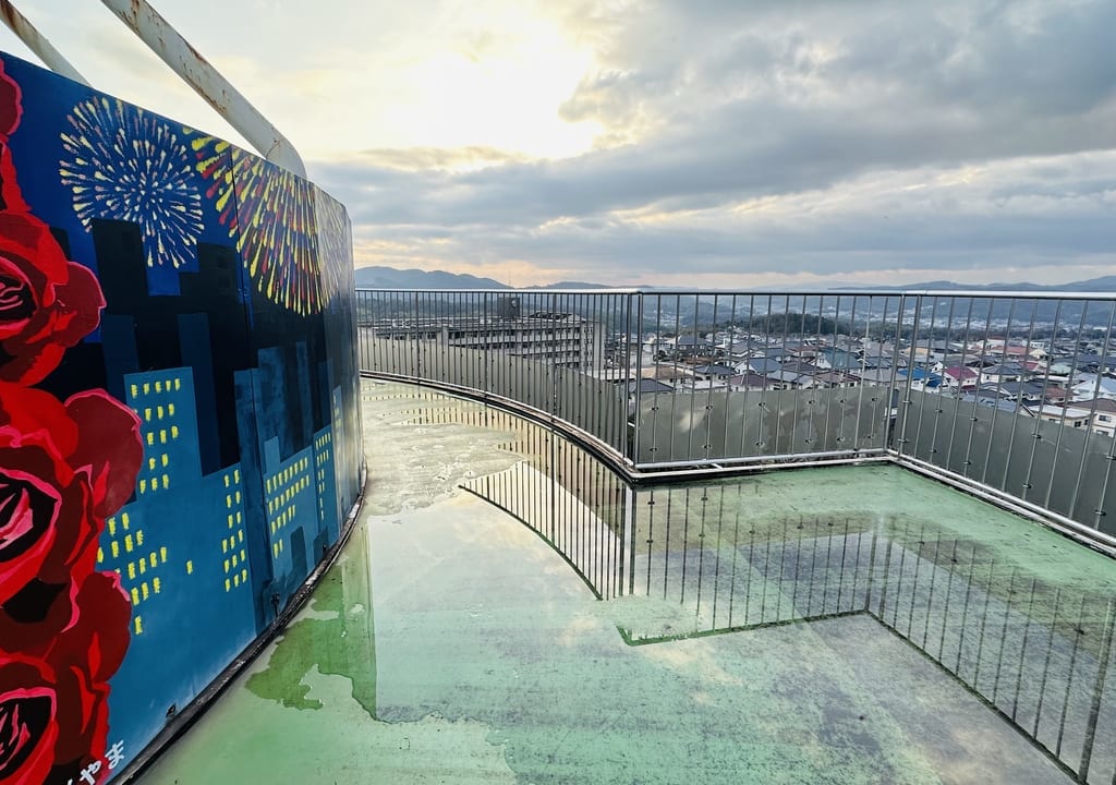 草戸山公園の展望台
