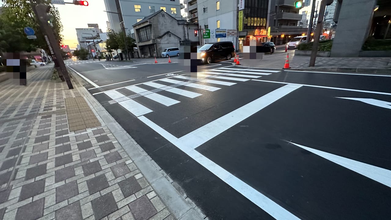 福山市役所道路工事