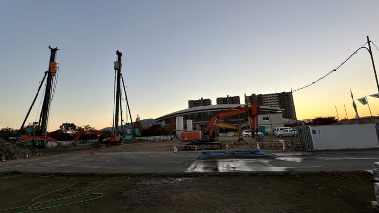 福山市緑町公園屋内競技場屋内プール増設工事