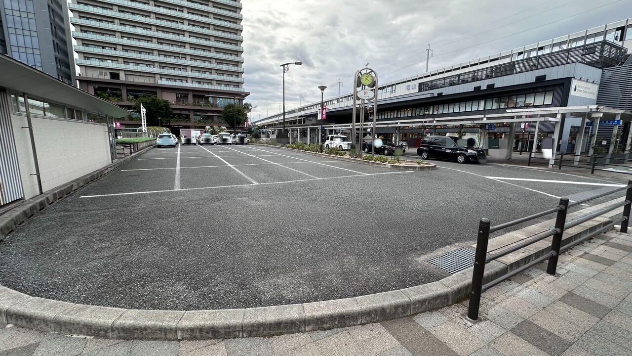 福山駅前広場実証実験