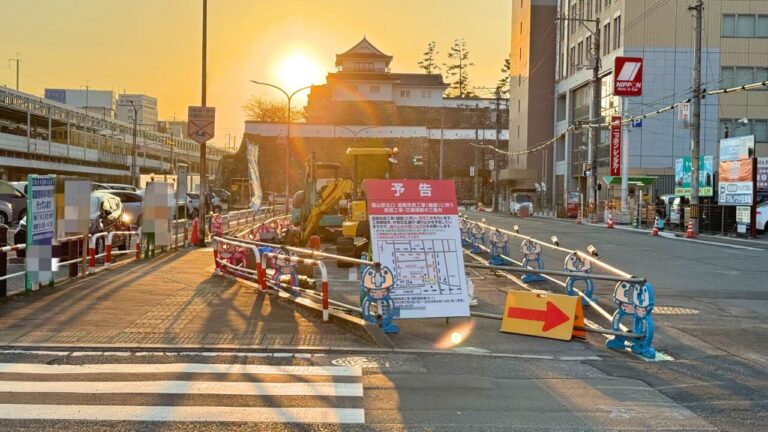 福山駅北口工事