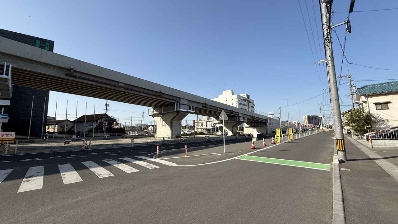福山沼隈線道路改良工事